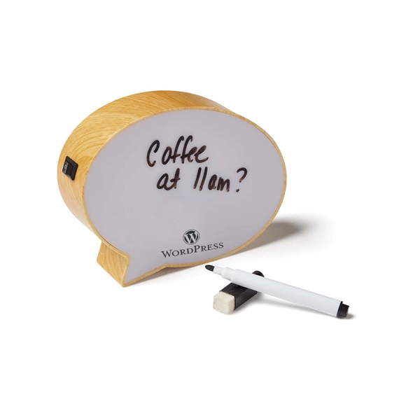 6" speech bubble light up message board with light up display... from ASI 63549 Jornik Manufacturing Corp / Jornik