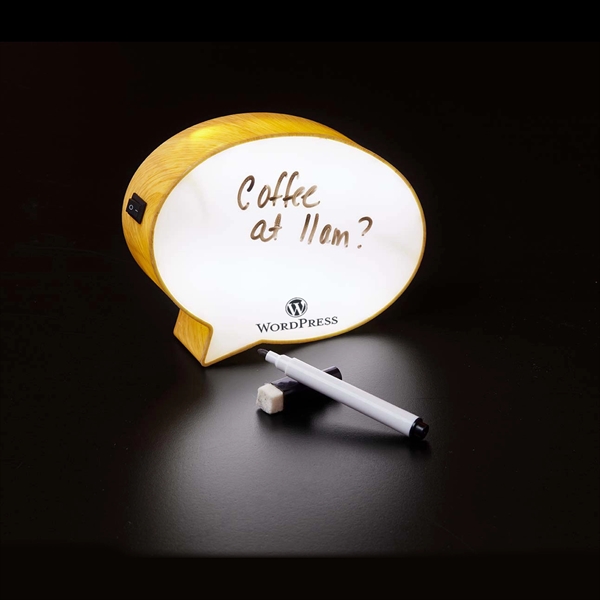 6" speech bubble light up message board with light up display... from ASI 63549 Jornik Manufacturing Corp / Jornik