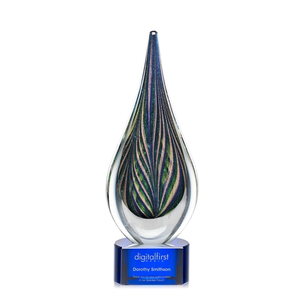 Clear glass surrounds shades of iridescent art glass that form this... from ASI 84592 St Regis Group / St Regis