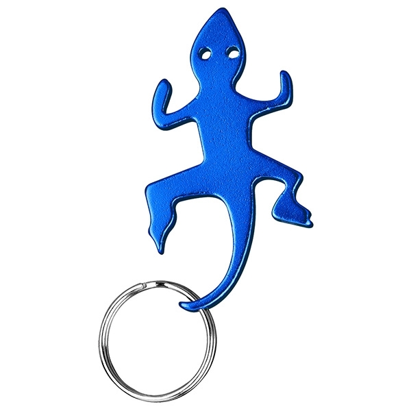 Lizard / Gecko Shaped Bottle Opener Keychain Key Holder... from ASI 74585 Nu Promo International / Nu Promo Line