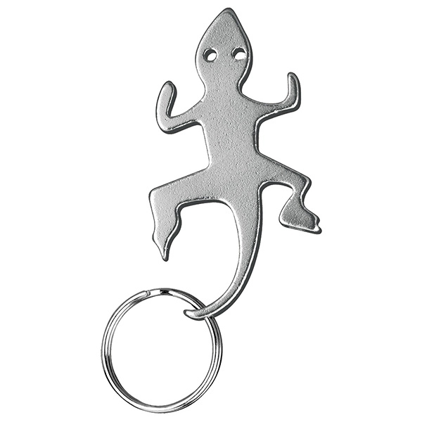 Lizard / Gecko Shaped Bottle Opener Keychain Key Holder... from ASI 74585 Nu Promo International / Nu Promo Line