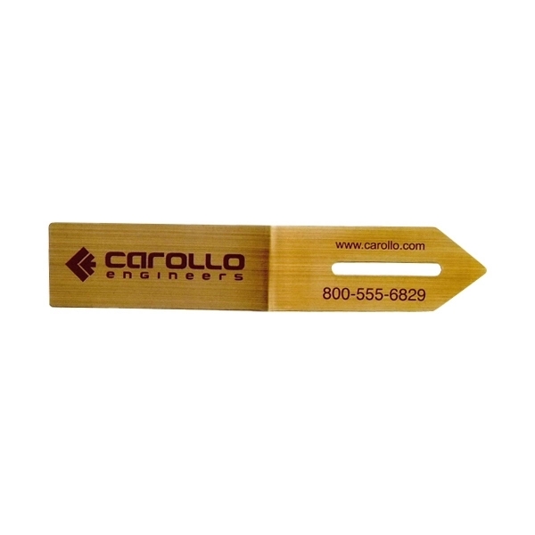 Finish line magnetic bookmark in gold or silver mylar.... from ASI 68760 Marken Industries / Marken Superb Case Superb Superb Line