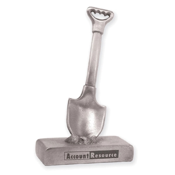 Pewter finish cast shovel paperweight.... from ASI 68760 Marken Industries / Marken Superb Case Superb Superb Line