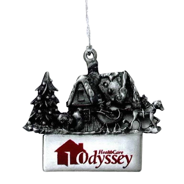 Home ornament in pewter finish.... from ASI 68760 Marken Industries / Marken Superb Case Superb Superb Line