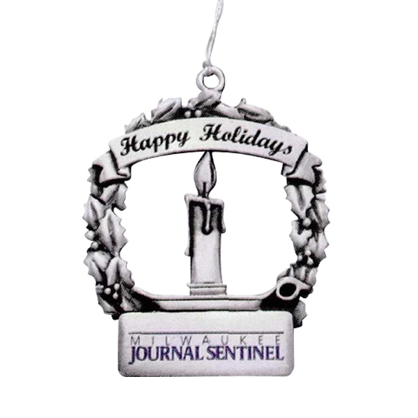 Candle pewter finish ornament.... from ASI 68760 Marken Industries / Marken Superb Case Superb Superb Line