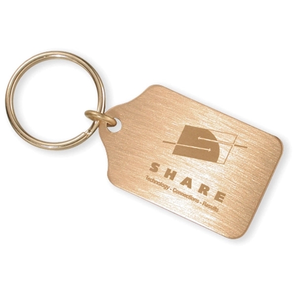 Solid brass tag key ring - Oval, Tombstone or Rectangle.... from ASI 68760 Marken Industries / Marken Superb Case Superb Superb Line