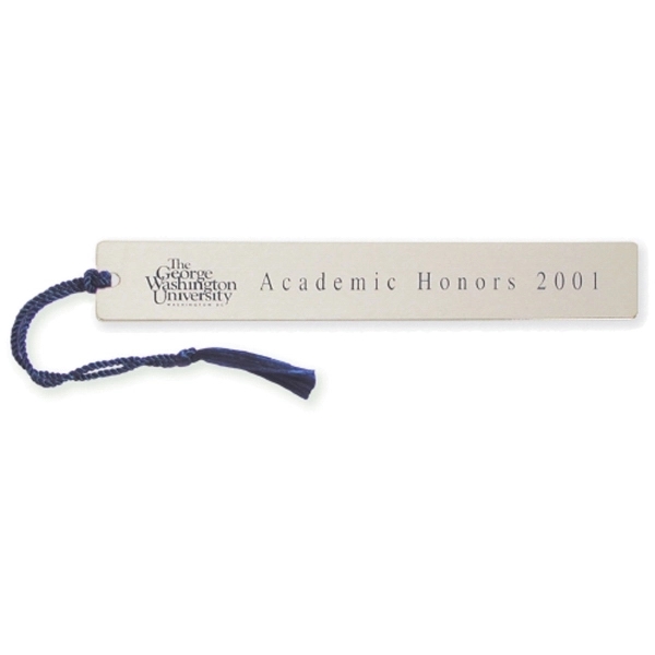 Bookmark with tassel, polished silver finish.... from ASI 68760 Marken Industries / Marken Superb Case Superb Superb Line