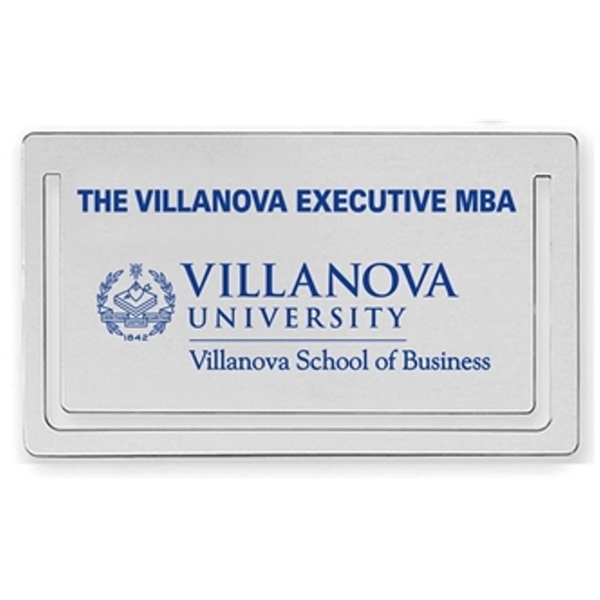 Business Card size bookmark in goldtone or silvertone, 0.018" thickness, standard... from ASI 68760 Marken Industries / Marken Superb Case Superb Superb Line