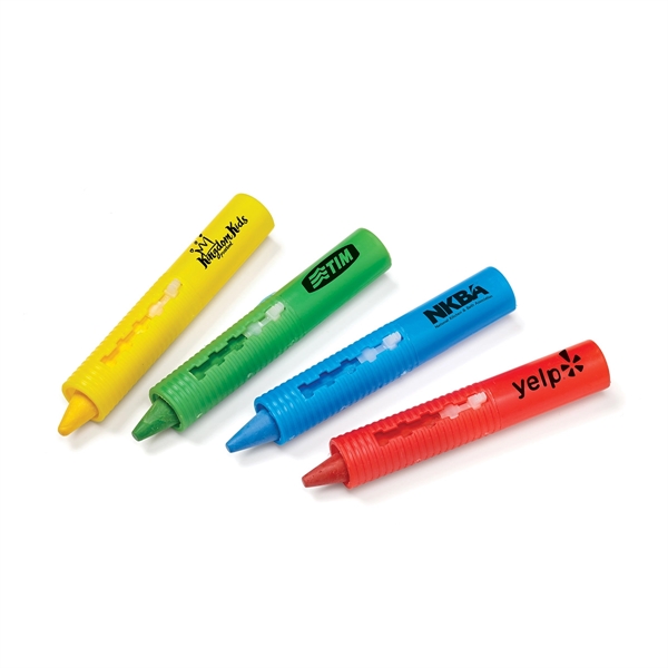 Pack of four bathtub crayons in red, blue, yellow and green.... from ASI 63549 Jornik Manufacturing Corp / Jornik