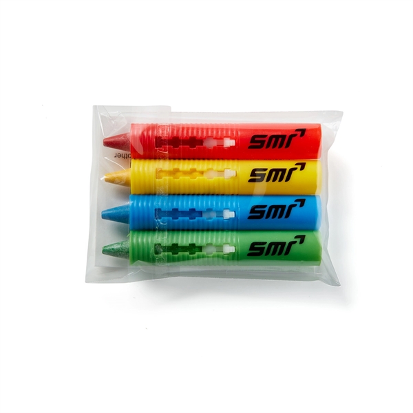 Pack of four bathtub crayons in red, blue, yellow and green.... from ASI 63549 Jornik Manufacturing Corp / Jornik