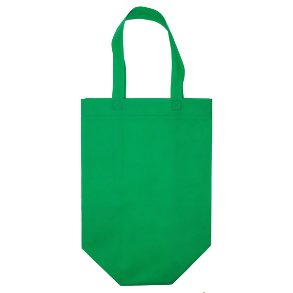 Non-Woven Polypropylene Tote with eco-friendly messages on the gussets.... from ASI 37940 Bag Makers Inc
