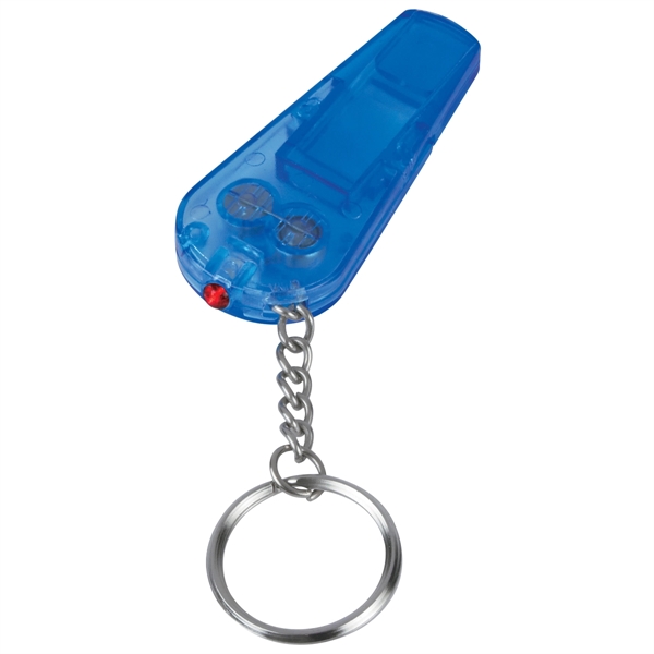 Key chain with light and whistle.... from ASI 61125 Hit Promotional Products / Hit®