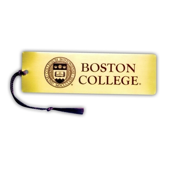 Jumbo tassel bookmark in goldtone or silvertone finish, 0.018" thickness, standard... from ASI 68760 Marken Industries / Marken Superb Case Superb Superb Line