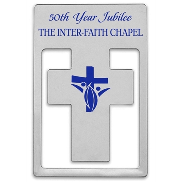 Cross Bookmark in goldtone or silvertone finish 0.018" thickness, standard gauge.... from ASI 68760 Marken Industries / Marken Superb Case Superb Superb Line