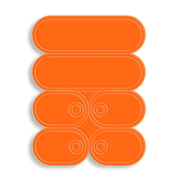 Self-sticking sneaker reflectors with a pair of Lace Tags.... from ASI 54040 Fey Promo / Reflectix®