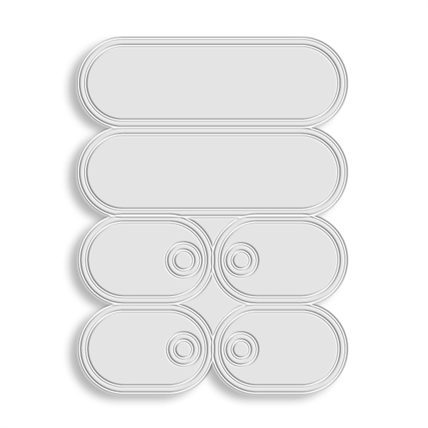 Self-sticking sneaker reflectors with a pair of Lace Tags.... from ASI 54040 Fey Promo / Reflectix®