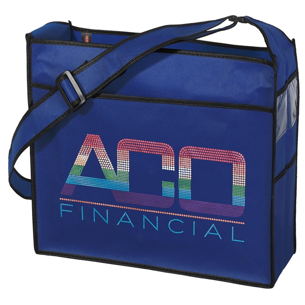 Non-Woven Polypropylene Tote with adjustable shoulder strap and multiple pockets.... from ASI 37940 Bag Makers Inc