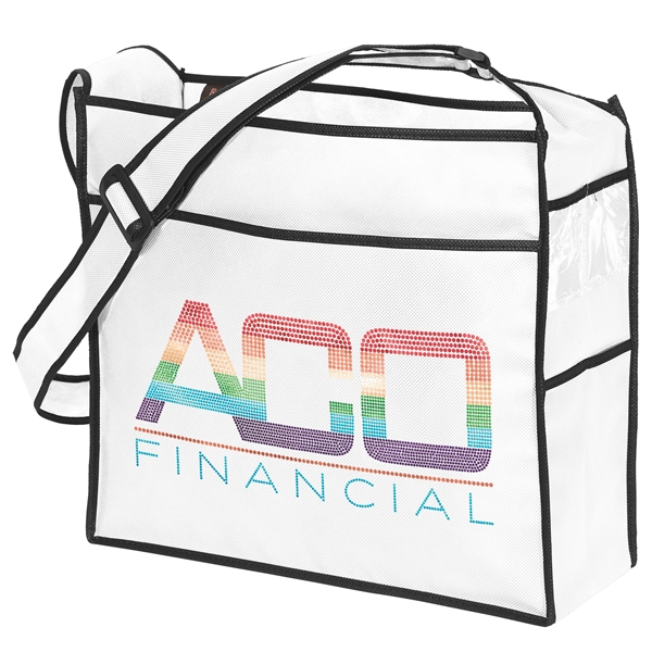 Non-Woven Polypropylene Tote with adjustable shoulder strap and multiple pockets.... from ASI 37940 Bag Makers Inc