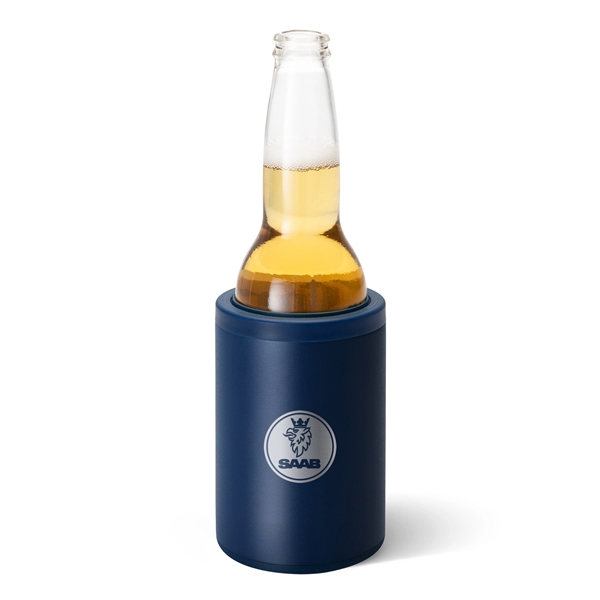 12 oz. can and bottle cooler made of stainless steel.... from ASI 61005 Hirsch Gift Inc