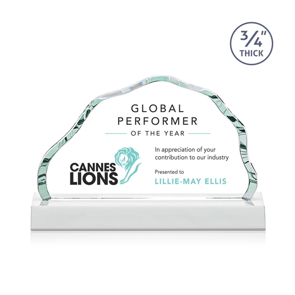 The Starfire Crystal Highbridge VividPrint™ Award is a magnificent... from ASI 84592 St Regis Group / St Regis