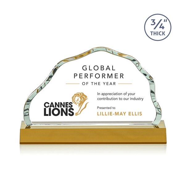 The Starfire Crystal Highbridge VividPrint™ Award is a magnificent... from ASI 84592 St Regis Group / St Regis