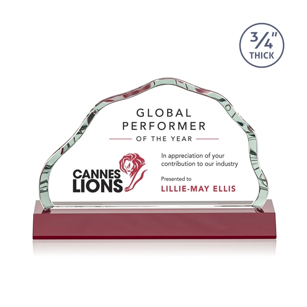 The Starfire Crystal Highbridge VividPrint™ Award is a magnificent... from ASI 84592 St Regis Group / St Regis