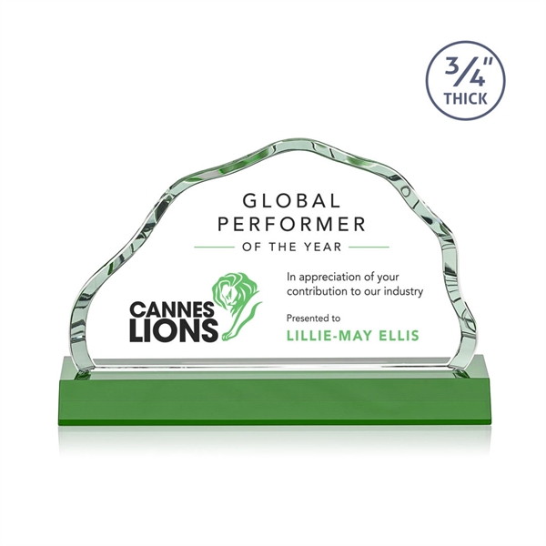 The Starfire Crystal Highbridge VividPrint™ Award is a magnificent... from ASI 84592 St Regis Group / St Regis