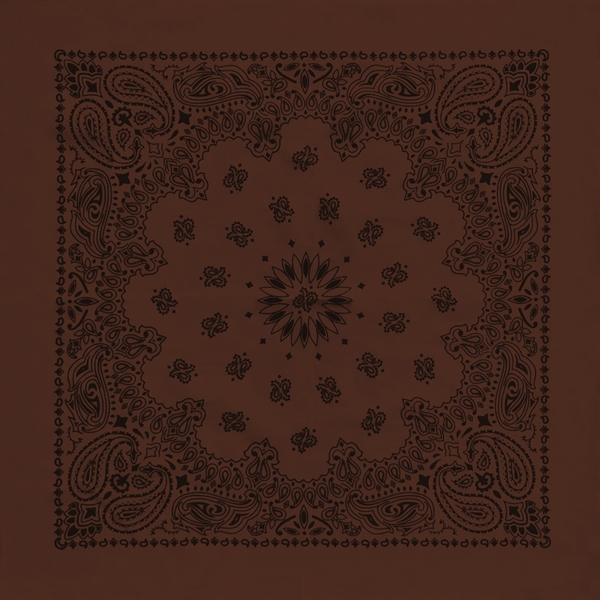 27" x 27" cotton bandanna with Austin paisley design.... from ASI 44020 Bandanna Promotions By CARO-LINE / Bandanna Promotions
