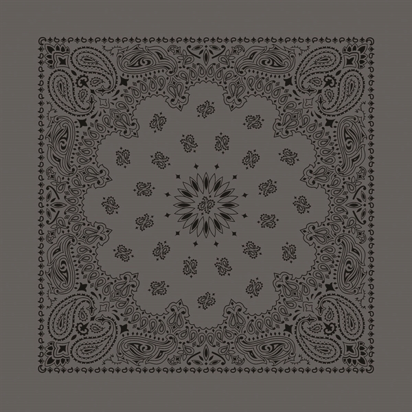 27" x 27" cotton bandanna with Austin paisley design.... from ASI 44020 Bandanna Promotions By CARO-LINE / Bandanna Promotions