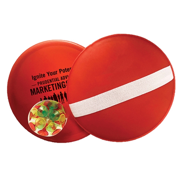 6 3/4" catch game with lighted LED suction cup ball.... from ASI 63549 Jornik Manufacturing Corp / Jornik