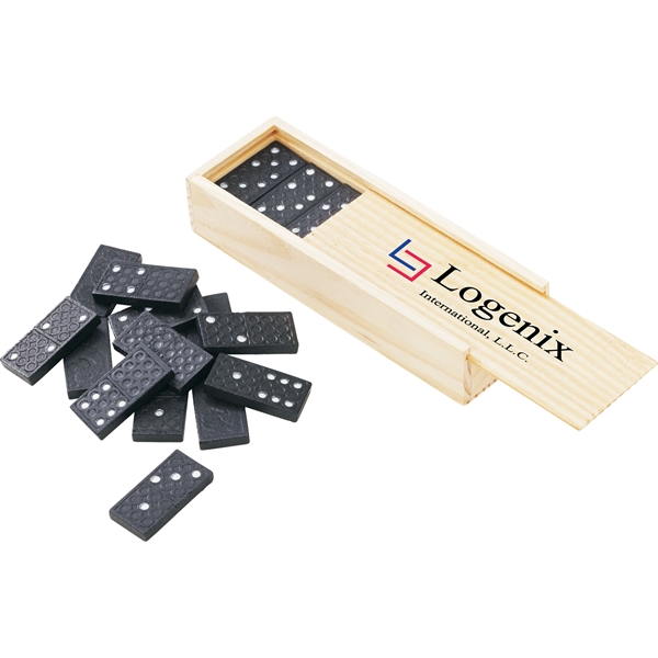 28-piece domino game set with 1 5/8" tiles in 5 3/4''... from ASI 63549 Jornik Manufacturing Corp / Jornik