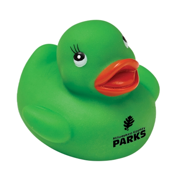 2" rubber duck toy in assorted colors.... from ASI 63549 Jornik Manufacturing Corp / Jornik