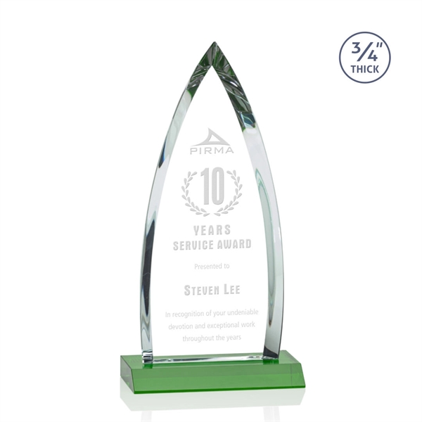 The striking Shildon Award is a 3/4" thick Starfire arrowhead with... from ASI 84592 St Regis Group / St Regis