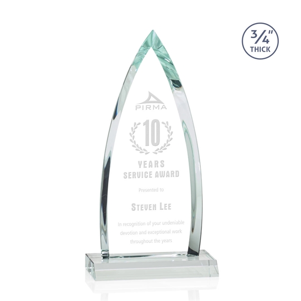 The striking Shildon Award is a 3/4" thick Starfire arrowhead with... from ASI 84592 St Regis Group / St Regis