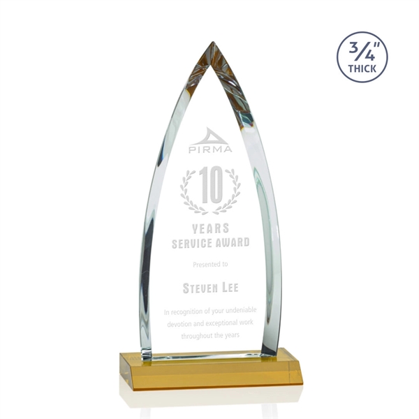 The striking Shildon Award is a 3/4" thick Starfire arrowhead with... from ASI 84592 St Regis Group / St Regis