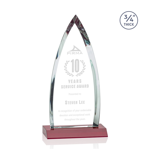 The striking Shildon Award is a 3/4" thick Starfire arrowhead with... from ASI 84592 St Regis Group / St Regis