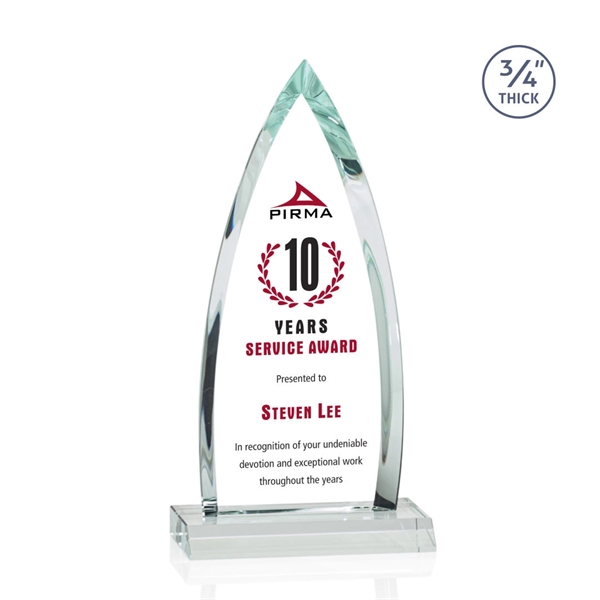 The striking Shildon Award is a 3/4" thick Starfire arrowhead with... from ASI 84592 St Regis Group / St Regis