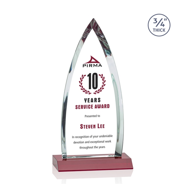 The striking Shildon Award is a 3/4" thick Starfire arrowhead with... from ASI 84592 St Regis Group / St Regis