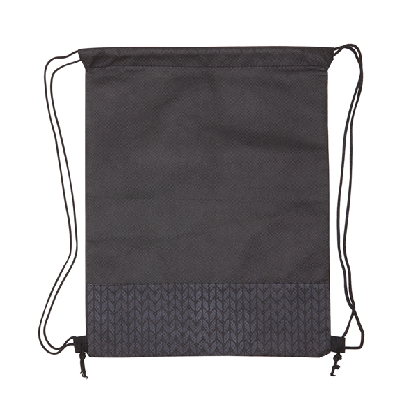 16" x 13" 80GSM non-woven polypropylene drawstring backpack with dual handle... from ASI 52840 Evans Manufacturing