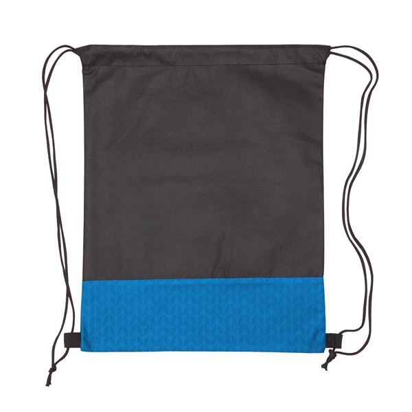 16" x 13" 80GSM non-woven polypropylene drawstring backpack with dual handle... from ASI 52840 Evans Manufacturing
