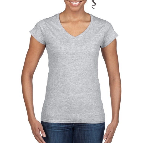 Gildan Softstyle ladies V-neck tee made of 100% ring spun cotton... from ASI 39552 BEL Promo