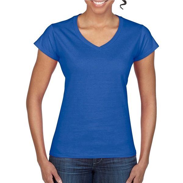 Gildan Softstyle ladies V-neck tee made of 100% ring spun cotton... from ASI 39552 BEL Promo