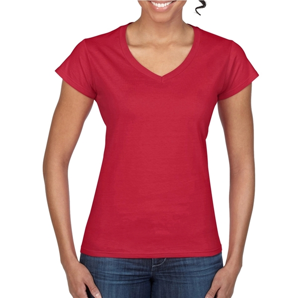Gildan Softstyle ladies V-neck tee made of 100% ring spun cotton... from ASI 39552 BEL Promo