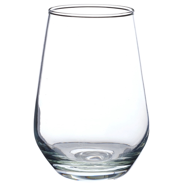 16 oz. Vaso Silicia wine glasses with a stemless, clear, orb-like... from ASI 39552 BEL Promo