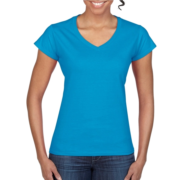 Gildan Softstyle ladies V-neck tee made of 100% ring spun cotton... from ASI 39552 BEL Promo