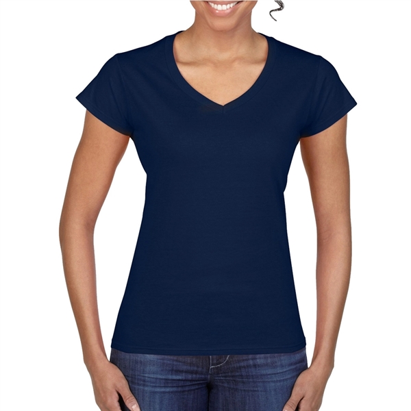 Gildan Softstyle ladies V-neck tee made of 100% ring spun cotton... from ASI 39552 BEL Promo