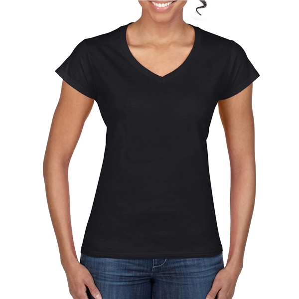 Gildan Softstyle ladies V-neck tee made of 100% ring spun cotton... from ASI 39552 BEL Promo