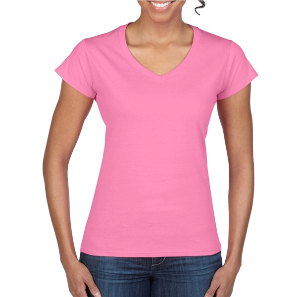 Gildan Softstyle ladies V-neck tee made of 100% ring spun cotton... from ASI 39552 BEL Promo