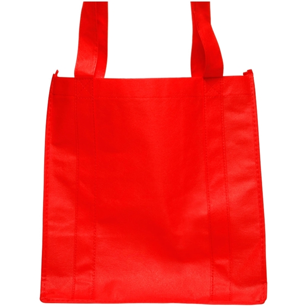 Small gusseted square tote bag with a main compartment featuring a... from ASI 39552 BEL Promo