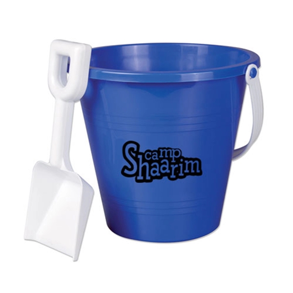 9" plastic sand pail and shovel.... from ASI 63549 Jornik Manufacturing Corp / Jornik